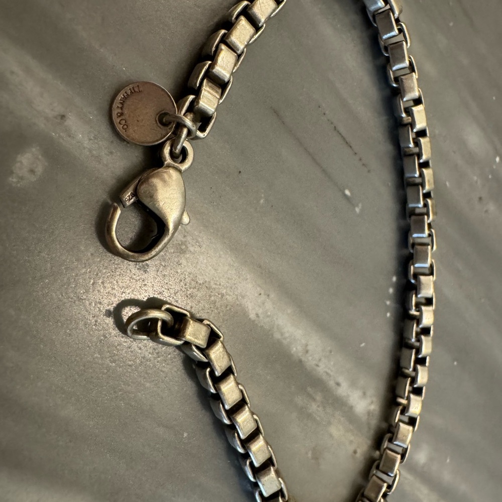 Vintage Tiffany & Co.  Box Chain Necklace